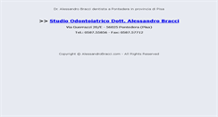 Desktop Screenshot of alessandrobracci.com